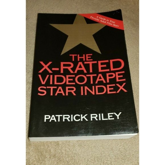 The X-Rated Videotape Star Index by Patrick Riley 1994 1st version rare cover
